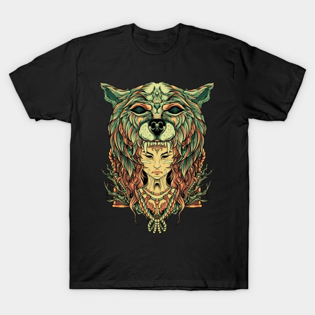 Jungle Qween T-Shirt by MadPe